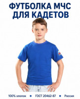 Футболка детская МЧС василек БР-футдет5м