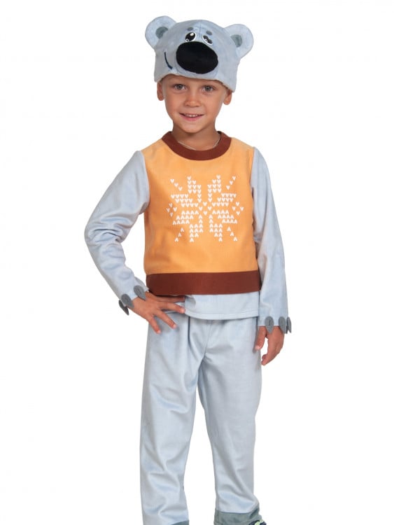 Костюм Тучка белый мишка МИМИМИШКИ КФ-81002
