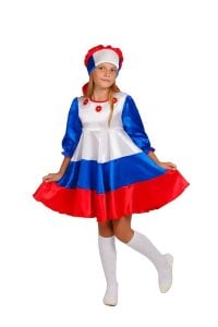 Костюм Патриотка триколор ЕК-ПАТКОС