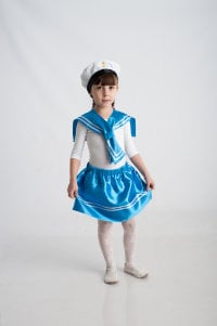 Детский костюм Морячка 1 для девочки ВК-92003/1 Детский костюм Морячка 1 для девочки ВК-92003/1